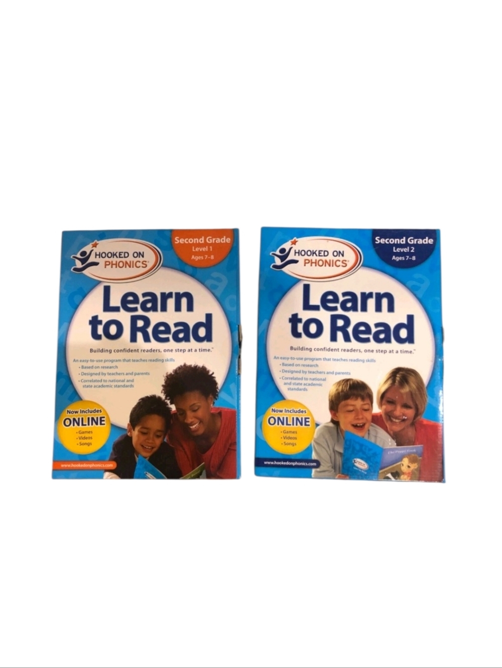 Hooked On Phonics 2nd GRADE LEVELS 1&2